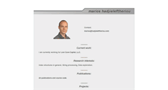 Desktop Screenshot of hadjieleftheriou.com